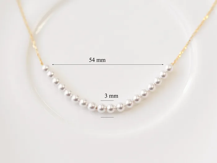 925 Silver Pearl necklace MinimalBijoux Necklaces