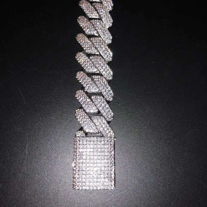 Bracelets APOLLO31 Prong Set Cuban Bracelet NEW