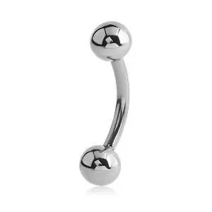 Bracelets Body Circle Designs 14g Stainless Curved Barbell by Body Circle Designs
