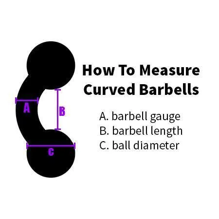 Bracelets Body Circle Designs 14g Stainless Curved Barbell by Body Circle Designs Bracelets Body Circle Designs 14g Stainless Curved Barbell by Body Circle Designs