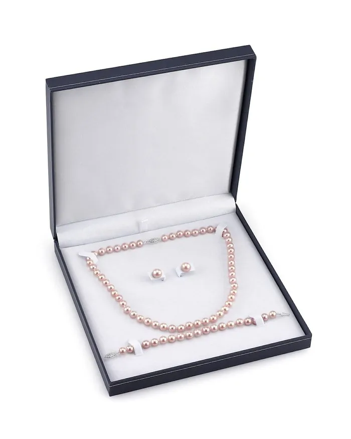 Bracelets SPT 7075mm Pink Freshwater Pearl Necklace Bracelet Earrings