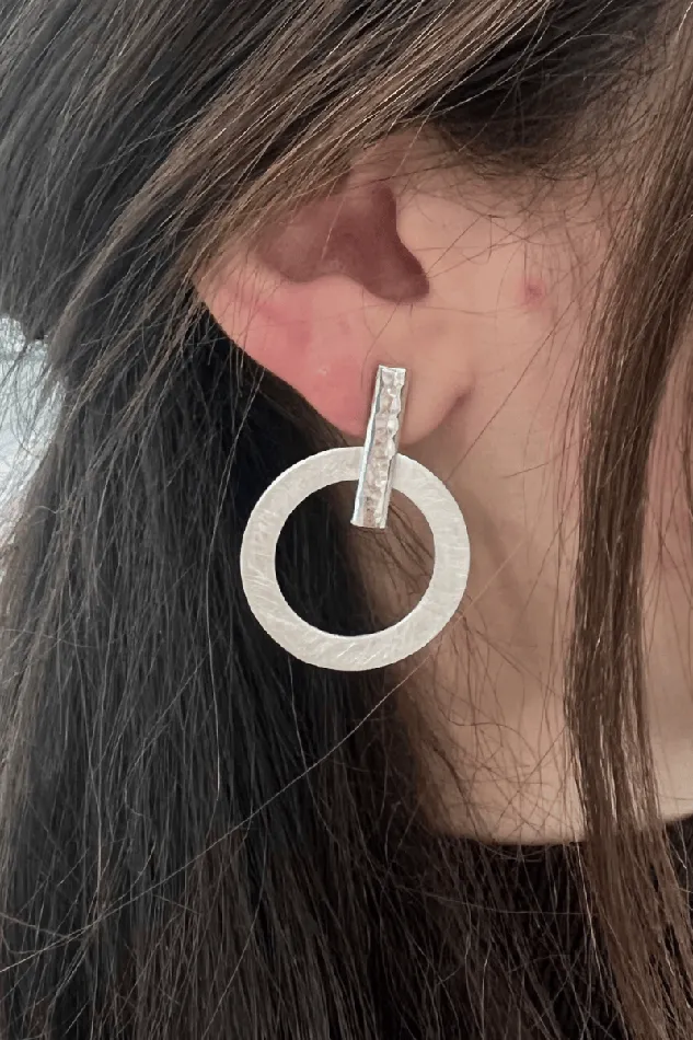 Circle 02 Earring KOAY Silver Store Earrings