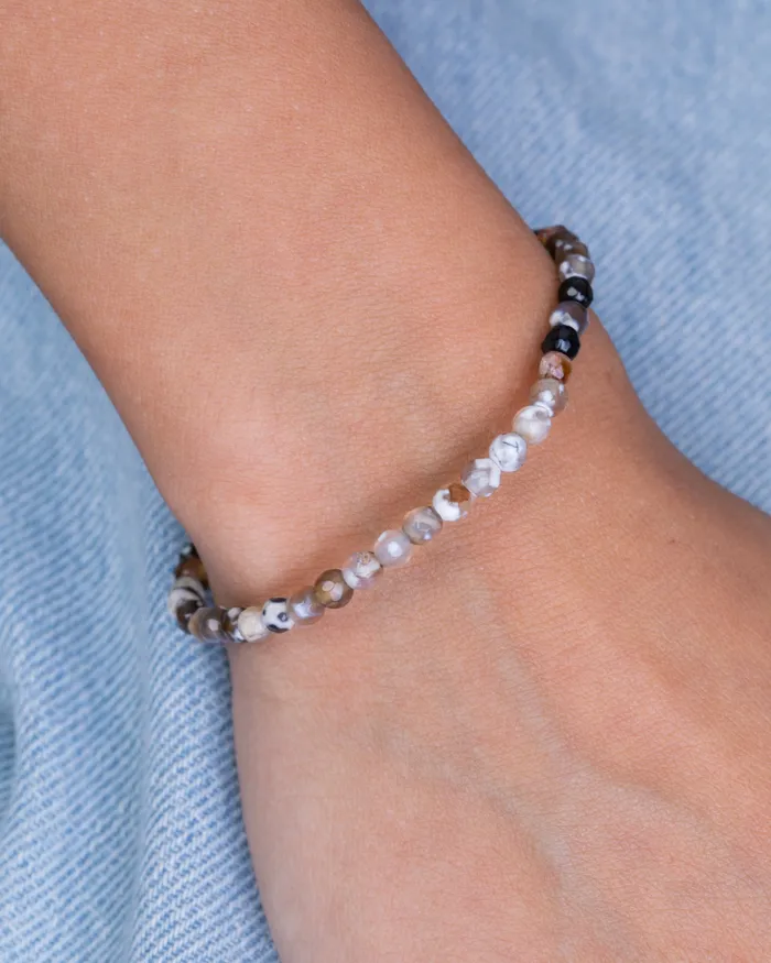 Colored Beige Brown Bracelet KOAY Silver Store Bracelets