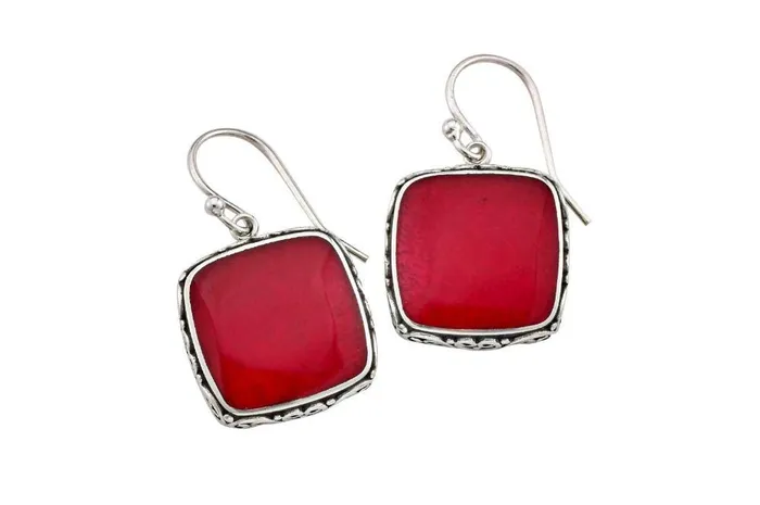 Earrings Samuel B Ventana Earrings Coral
