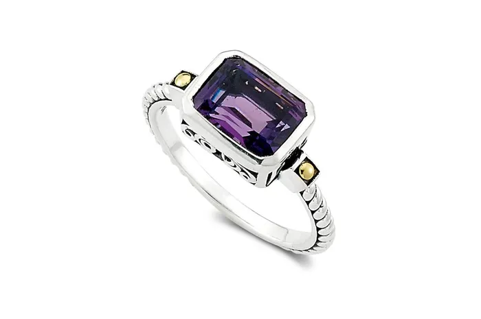 Eirini Ring Amethyst Samuel B Rings
