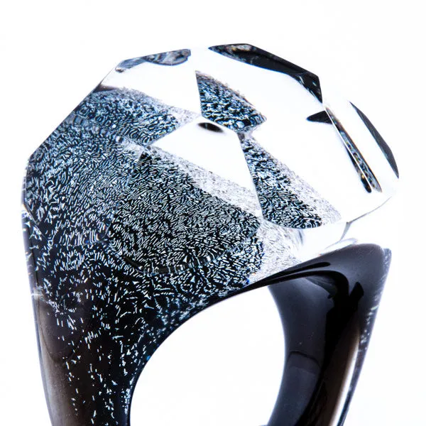 Gorilla Glass Rings Diamond Dichroic Bling Ring by Gorilla Glass