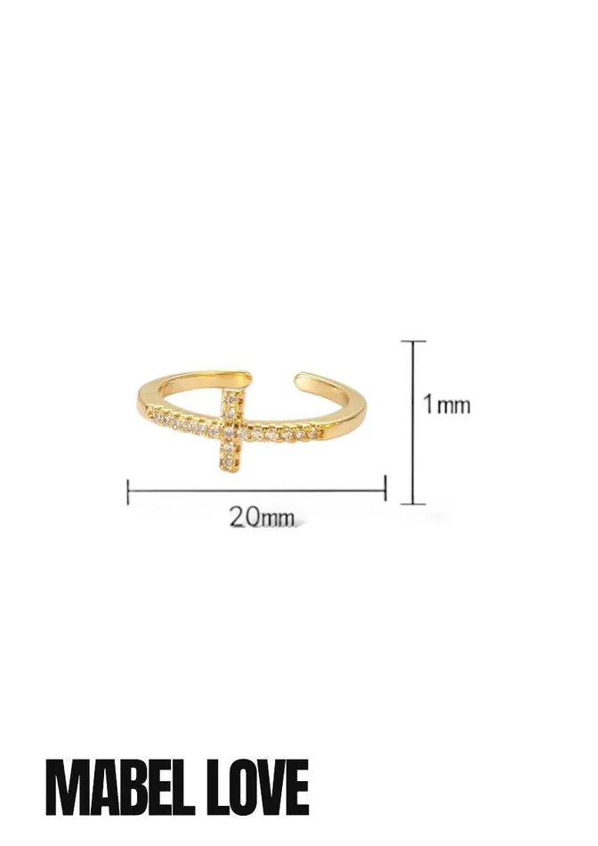 Mabel Love Boutique Holy Cross Ring Rings