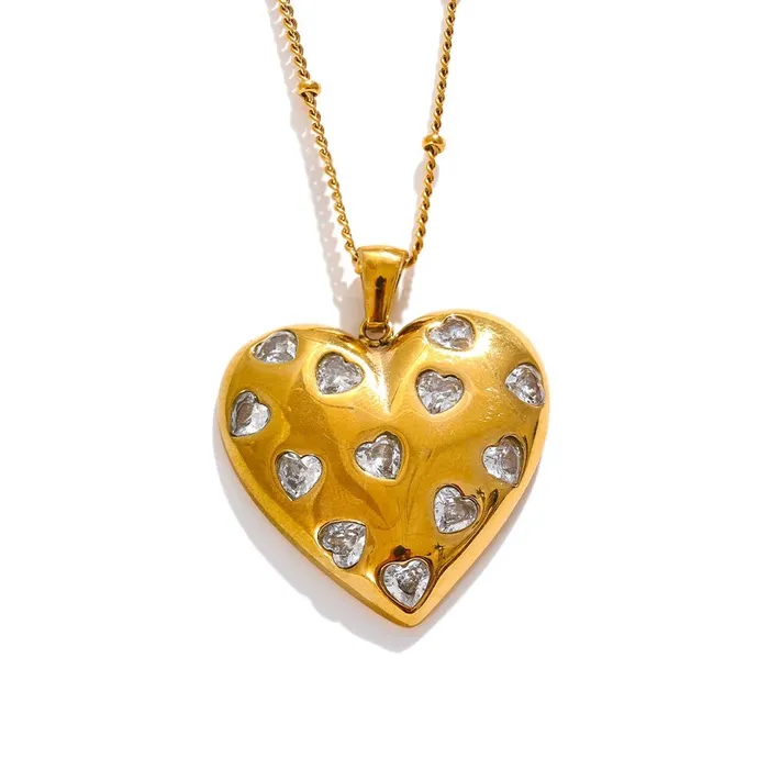 Mabel Love Co Necklaces Gold Heart Necklace
