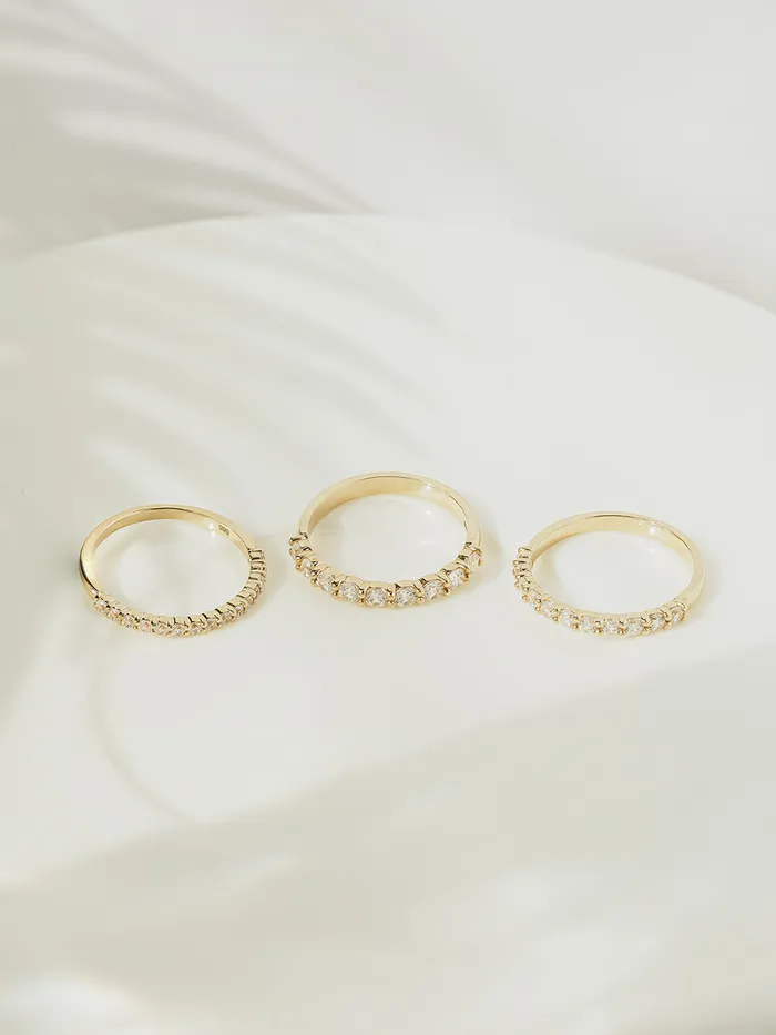 MinimalBijoux 14K Moissanite Guard Ring Rings