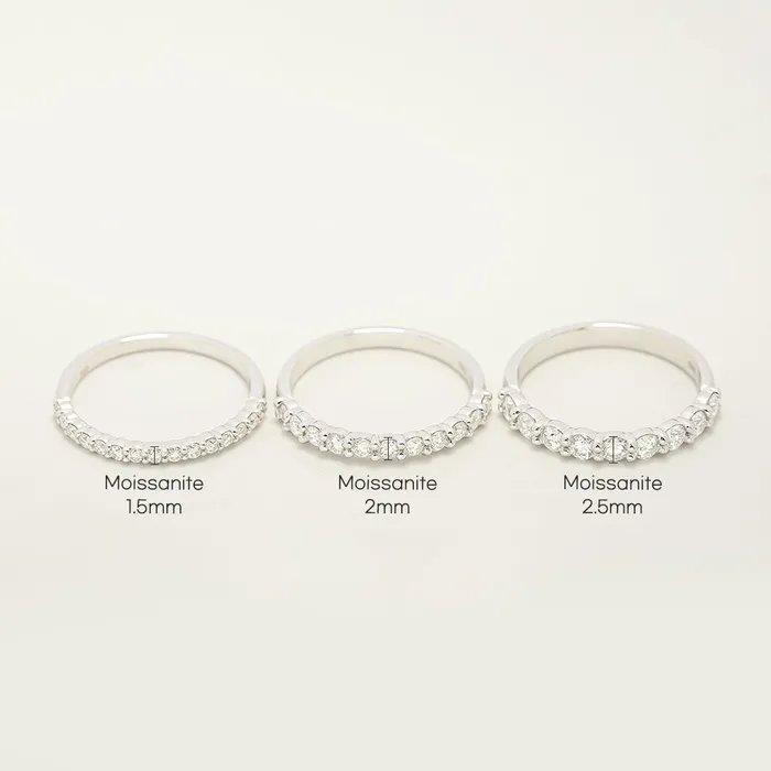 MinimalBijoux 14K Moissanite Guard Ring Rings