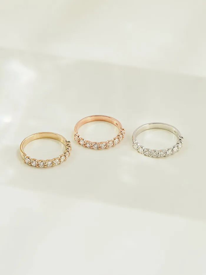 MinimalBijoux 14K Moissanite Guard Ring Rings