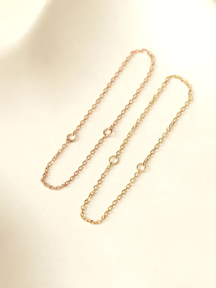 MinimalBijoux PreStyled Sets 14K Gold Piercing Layered Extender Chain