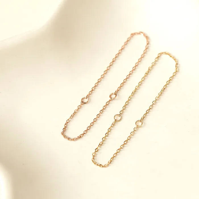 MinimalBijoux PreStyled Sets 14K Gold Piercing Layered Extender Chain