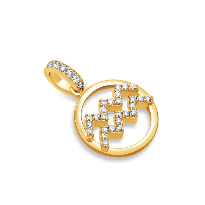 Necklaces IF Co Nano Zodiac Necklace Aquarius