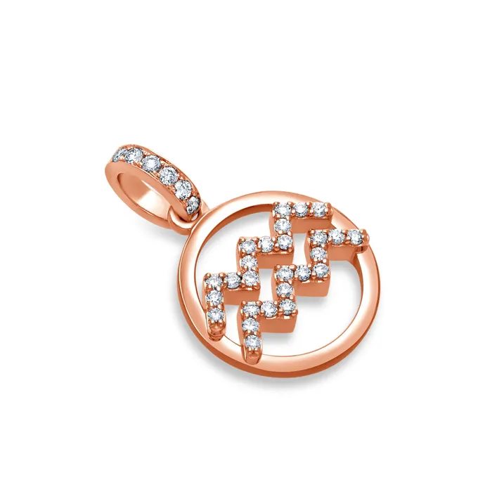 Necklaces IF Co Nano Zodiac Necklace Aquarius