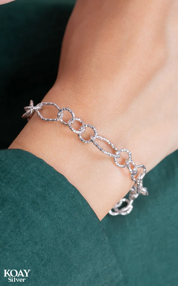 Ovals 01 Bracelet KOAY Silver Store Bracelets