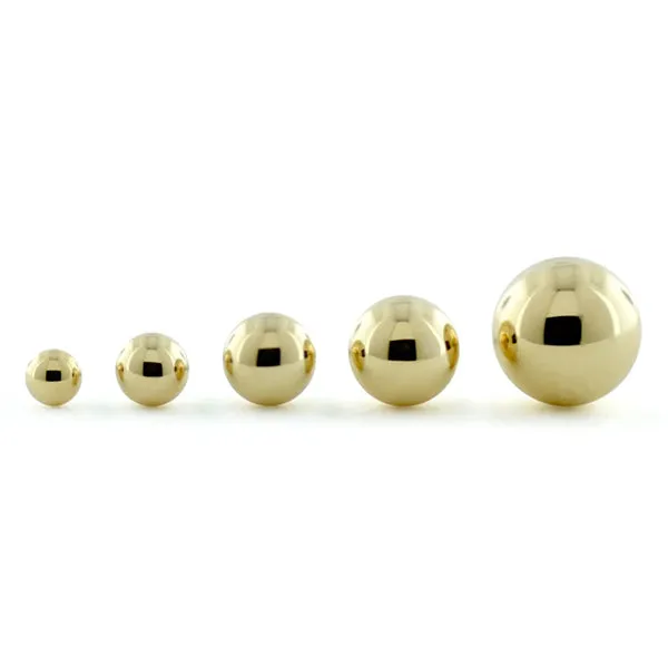 PreStyled Sets NeoMetal 18k Gold Ball Threadless End by NeoMetal