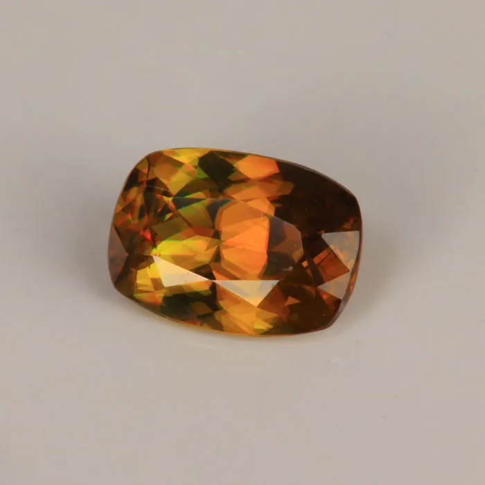 Rectangular Step Cut Sphene 141 Carats Moriartys Gem Art Rings