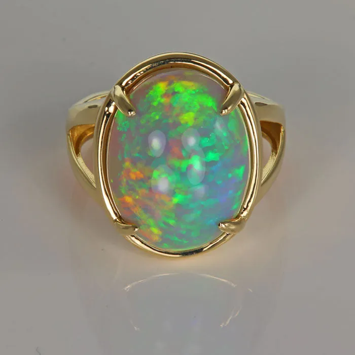 Rings 14K Yellow Gold Welo Opal Ring 1456 Carats vendorunknown