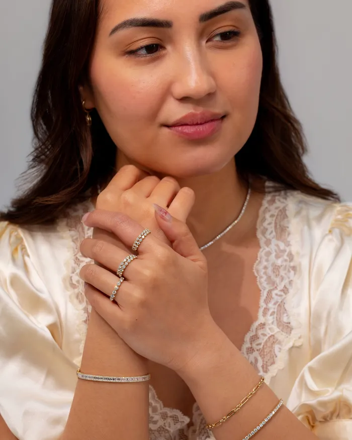 Rings Princess Bride Diamonds 22mm Floating Single Prong Round Natural Diamond Ring