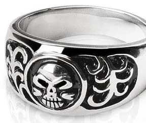 Rings Tulsa Body Jewelry Stainless Skull Design Ring