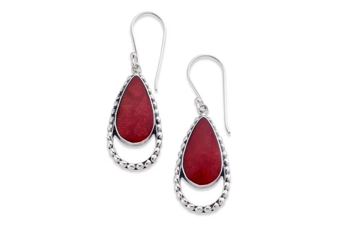 Samuel B Earrings Lovina Earrings Coral