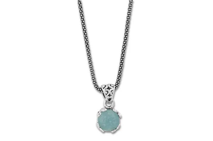 Samuel B Necklaces Glow Necklace Aquamarine