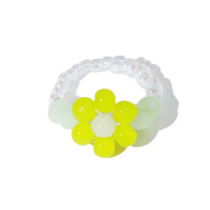 shopsnackbreak Flower Power Ring in Melon Rings