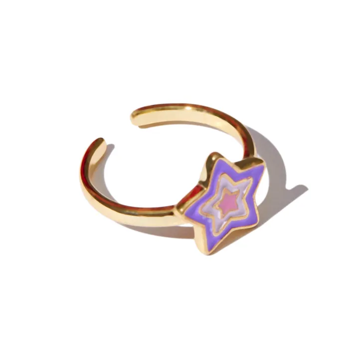 shopsnackbreak Rings Such a Star Ring in Lilac