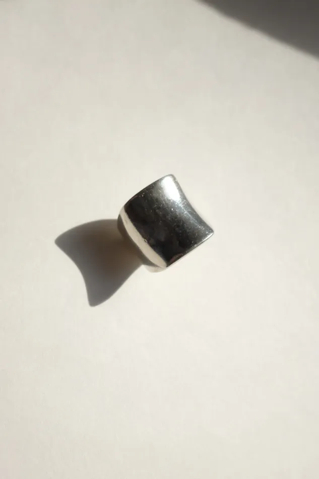 SILVER 925 BOLD CLEAN VINTAGE RING collectionno2 Rings