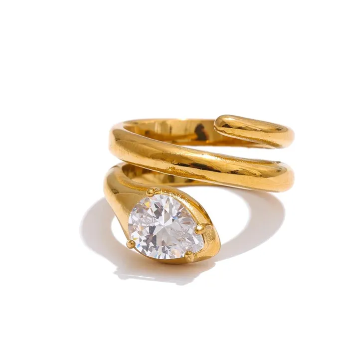 Spiral Gold Ring Mabel Love Co Rings