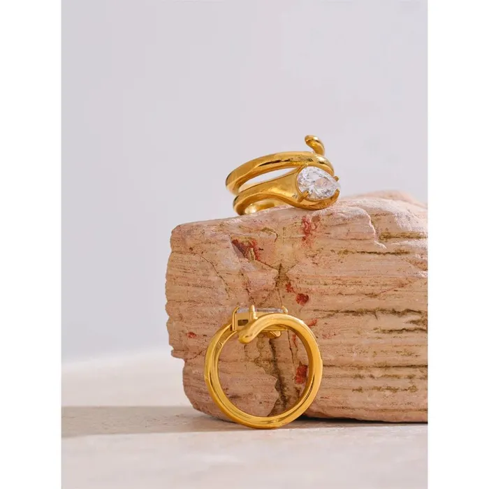 Spiral Gold Ring Mabel Love Co Rings