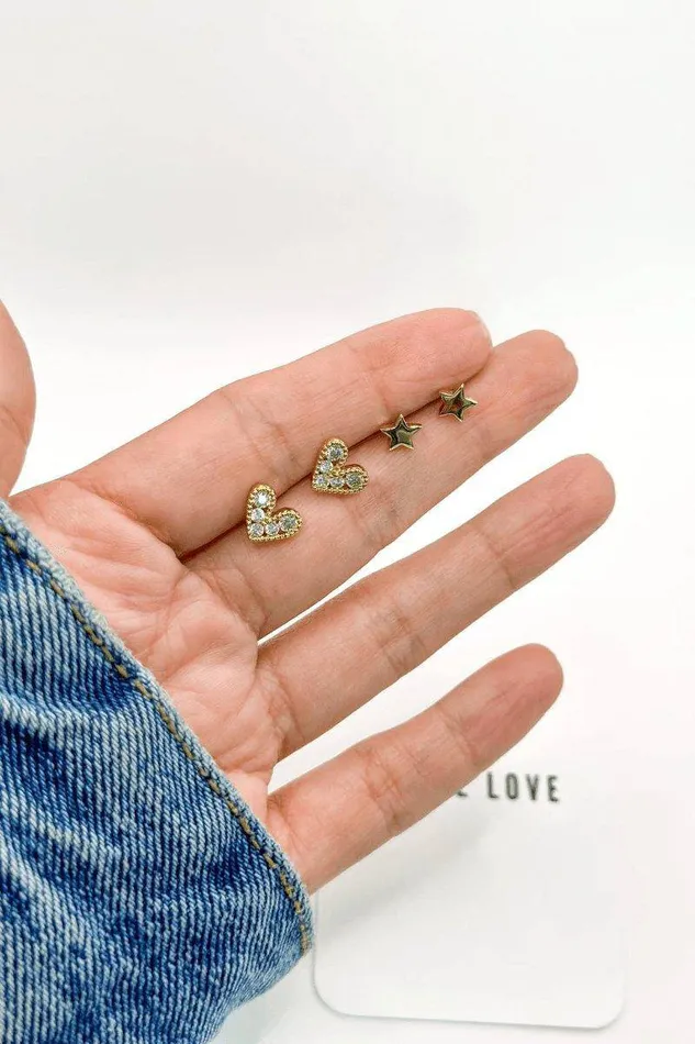Star Earrings Studs Mabel Love Boutique Earrings