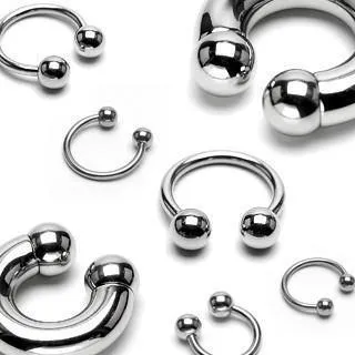 Tulsa Body Jewelry 2g Stainless Circular Barbell internal Bracelets