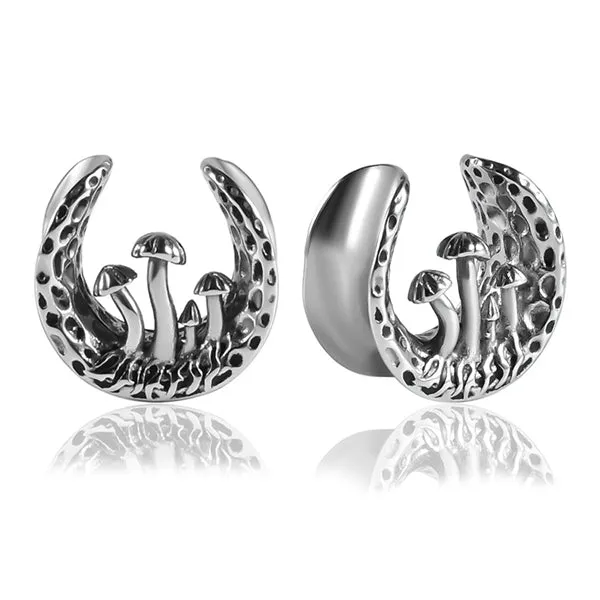 Tulsa Body Jewelry Bracelets Mushroom Stainless Saddle Spreaders