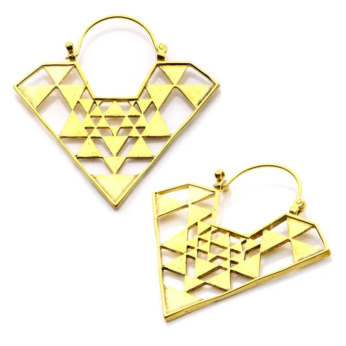 Tulsa Body Jewelry Earrings Tranzian Brass Earrings