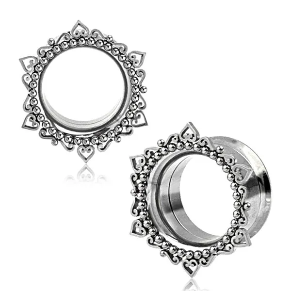 Tulsa Body Jewelry Necklaces Bali Heart Stainless Tunnels