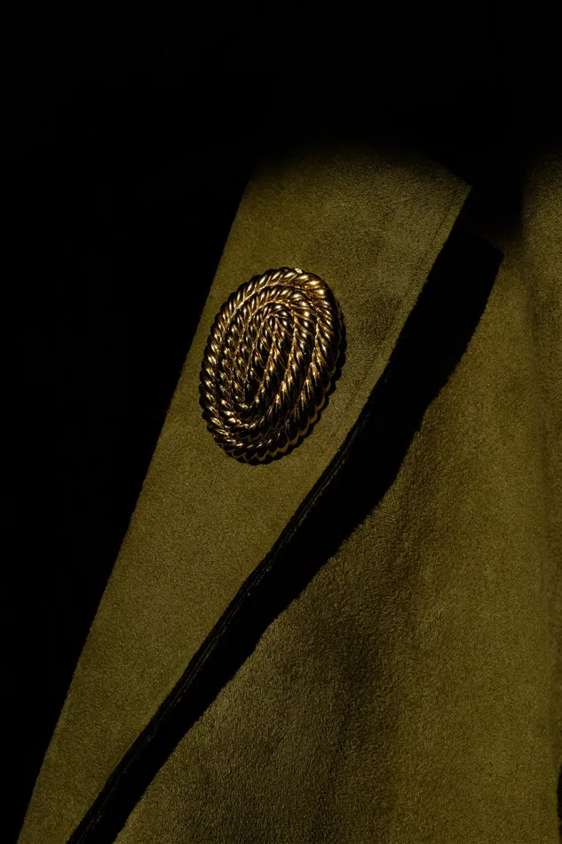 VINTAGE OVAL CORD GOLD BROOCH collectionno2 Earrings VINTAGE OVAL CORD GOLD BROOCH collectionno2 Earrings