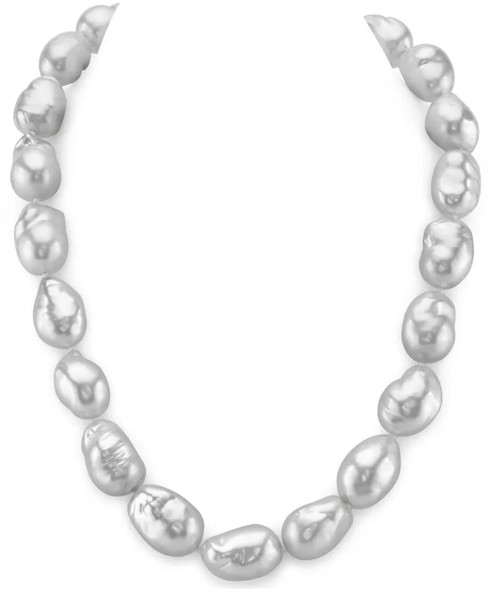 White South Sea Baroque Pearl Necklace 140150mm SPT Necklaces