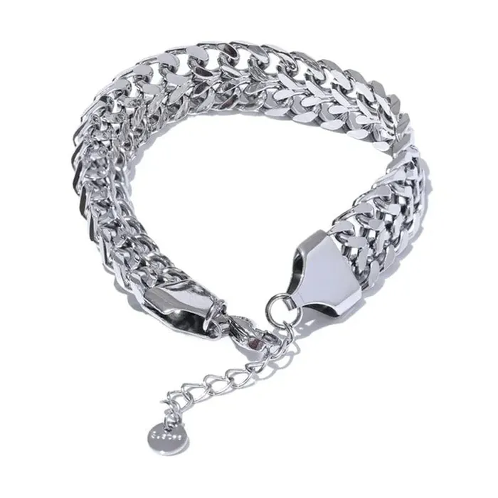 Wide Chain Cuban Bracelet Mabel Love Co Bracelets