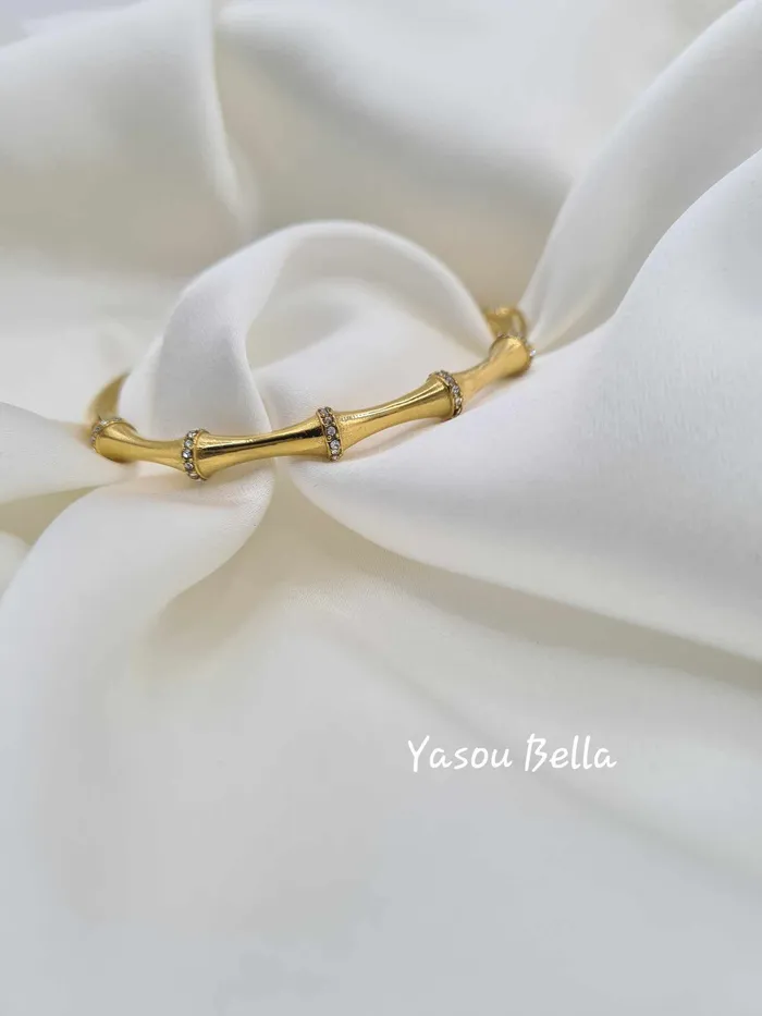 Yasou Bella Bracelets Bracelet Bambou Diamant d 58 cm