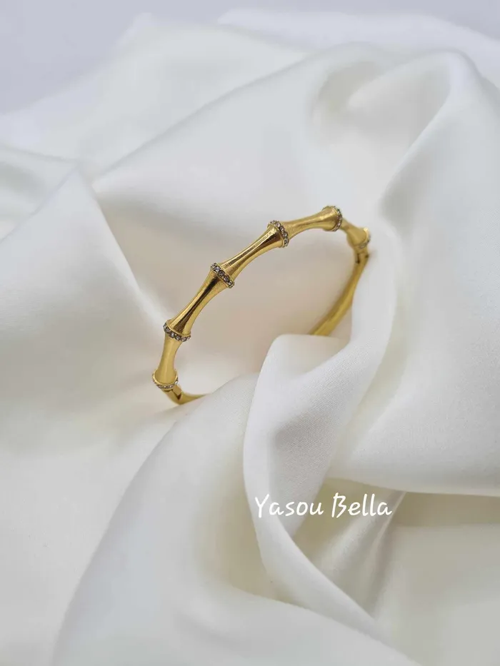 Yasou Bella Bracelets Bracelet Bambou Diamant d 58 cm