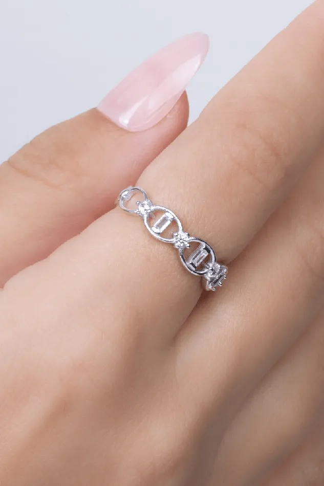 Zircon 0129 Ring KOAY Silver Store Rings
