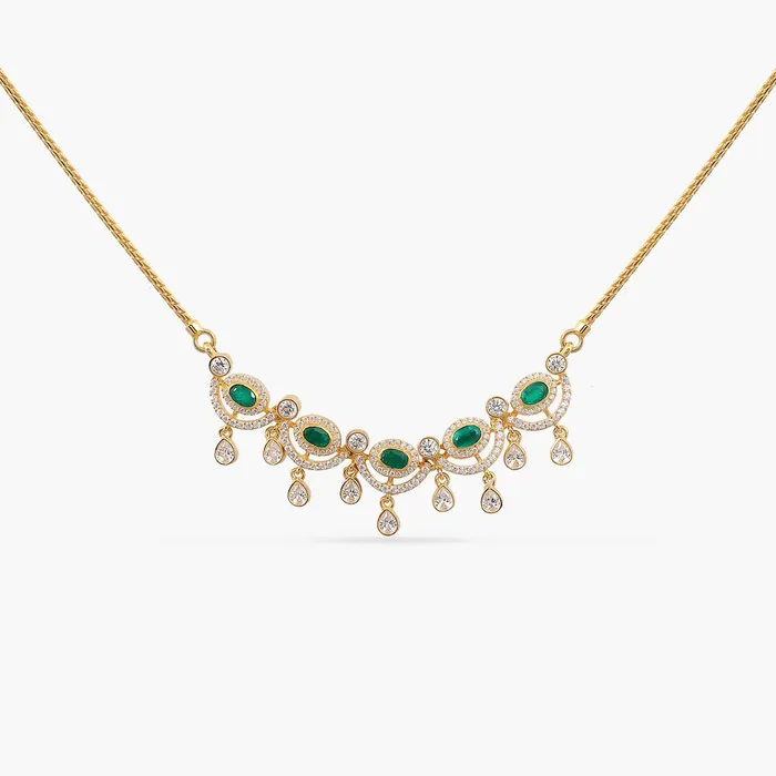 Anya CZ Silver Pendant Necklace SILVER Necklaces