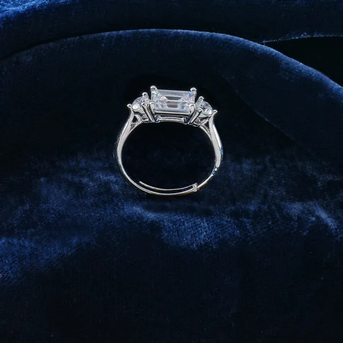 Aure CZ Silver Ring SILVER Rings