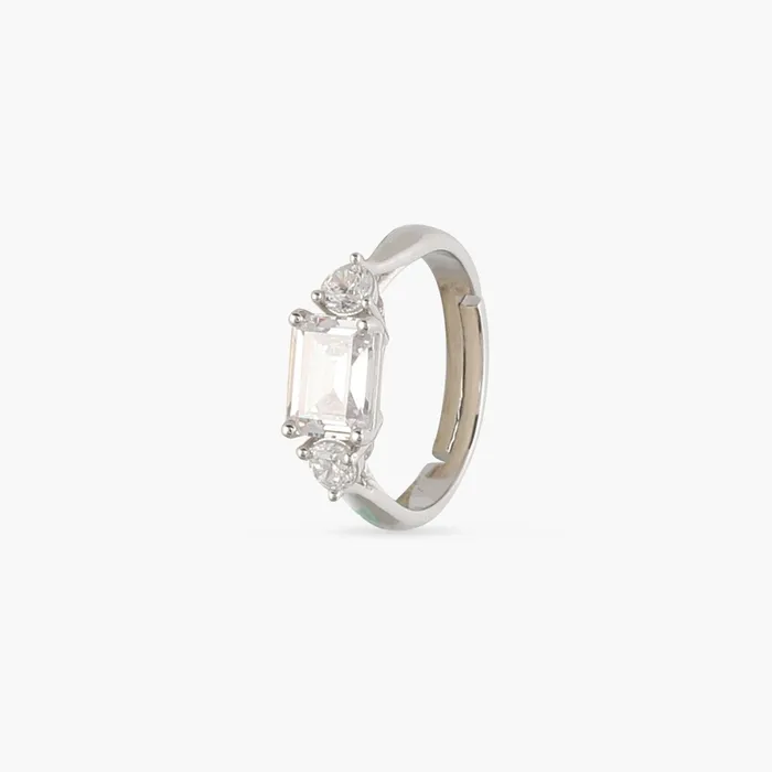 Aure CZ Silver Ring SILVER Rings