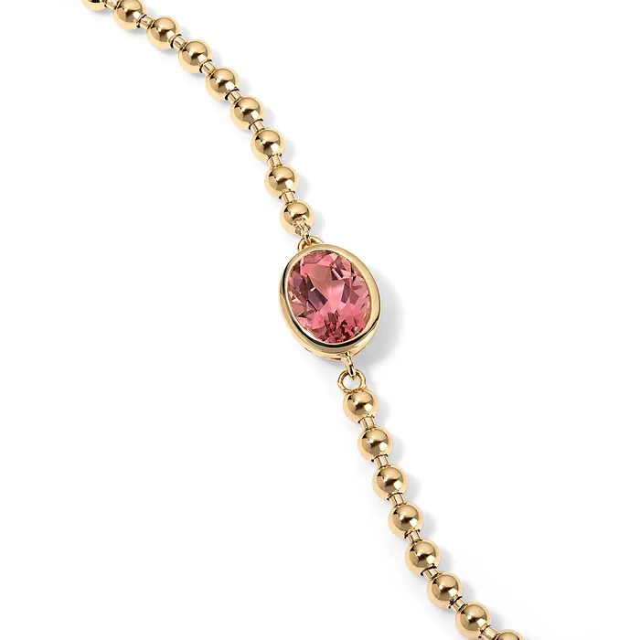 Bezel Oval Gemstone Chain Bracelet SG Fine Bracelets Bezel Oval Gemstone Chain Bracelet SG Fine Bracelets