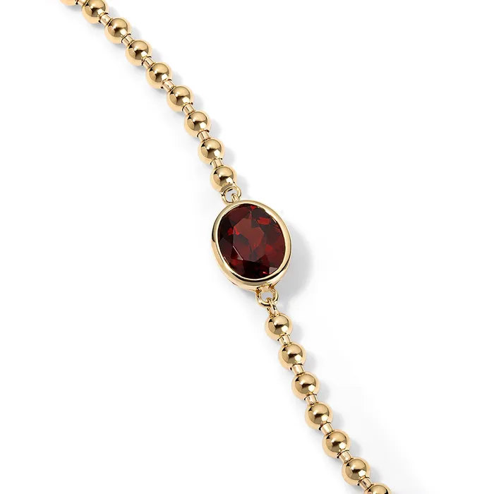 Bezel Oval Gemstone Chain Bracelet SG Fine Bracelets Bezel Oval Gemstone Chain Bracelet SG Fine Bracelets