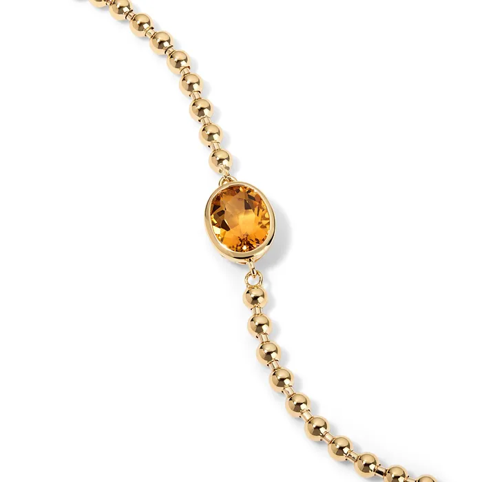 Bezel Oval Gemstone Chain Bracelet SG Fine Bracelets Bezel Oval Gemstone Chain Bracelet SG Fine Bracelets