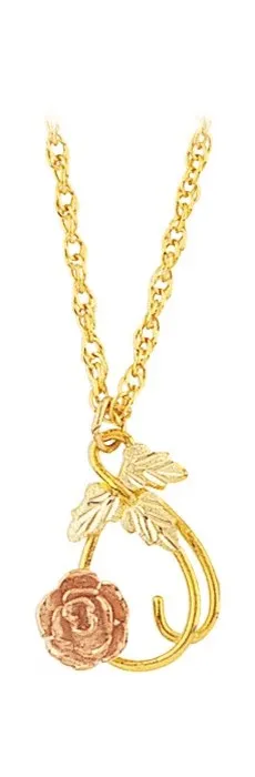 Black Hills Gold Rose Necklace TR Jewelry Concepts Necklaces
